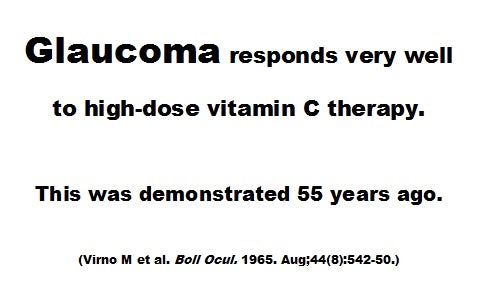Glaucoma and High-dose Vitamin C