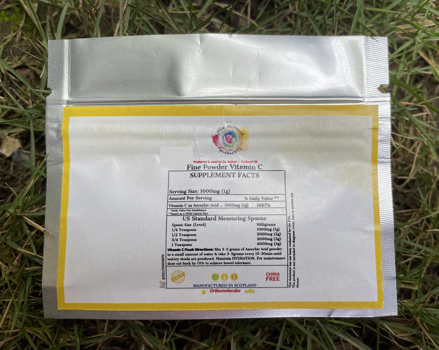 4g Fine Powder Vitamin C