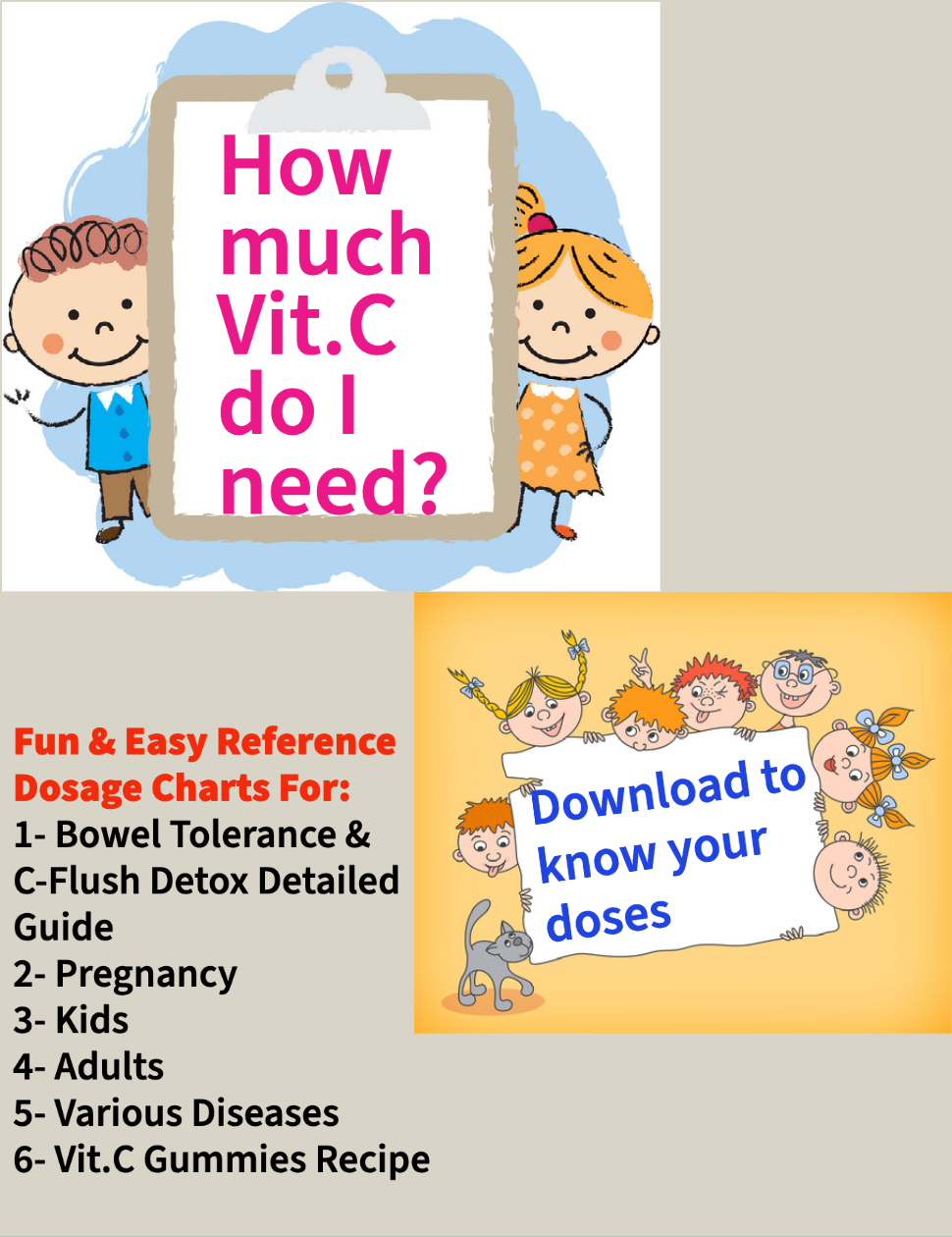 Dosage PDFs Printable Format or Printed & Laminated Charts