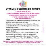 Vit.C Gummies Recipe