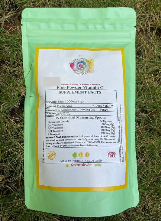 250g Fine Powder Vitamin C (2.5g scoop included)